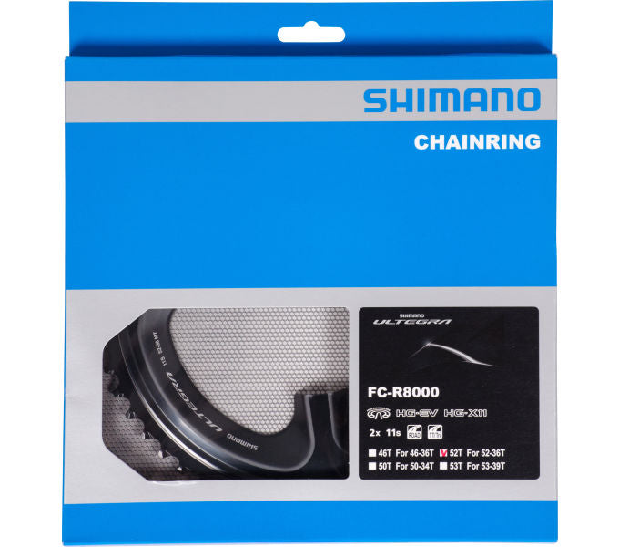 Kettenblatt SHIMANO Kettenblatt ULTEGRA FC-R8000 52 Zähne Schwarz