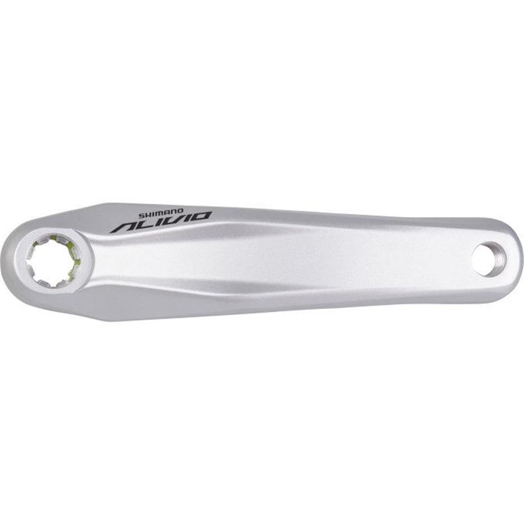 Kurbeln lose Shimano Kurbel Links 175mm Silber Mit