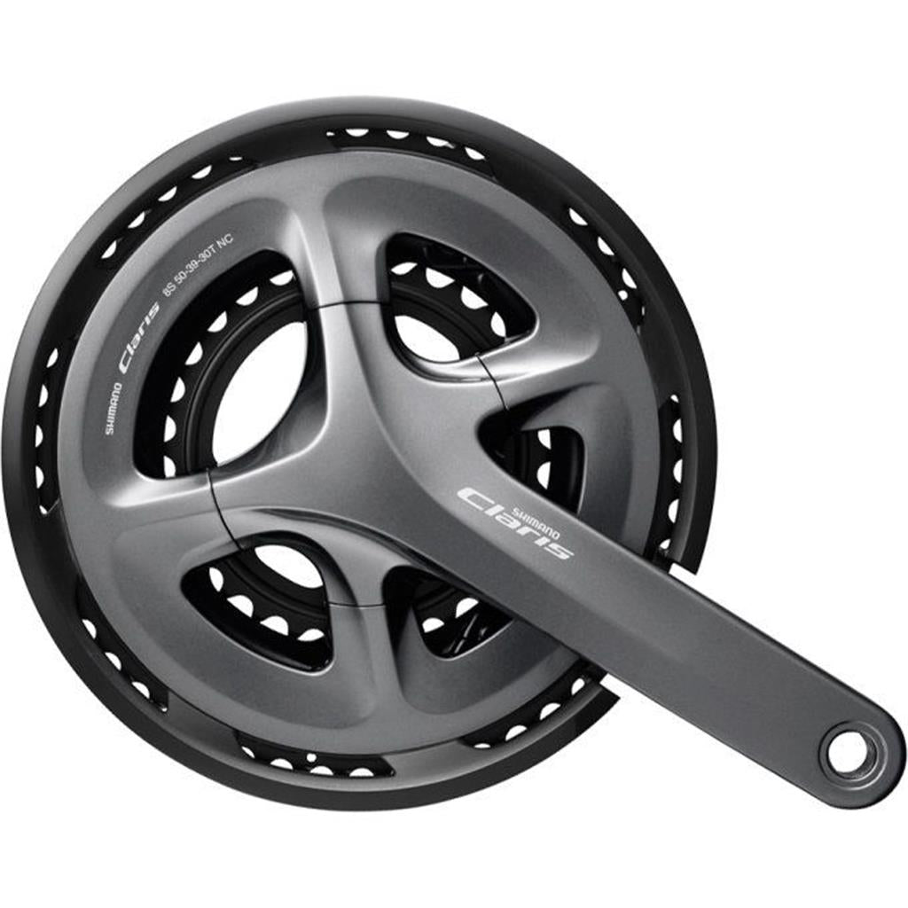 Kurbelgarnitur Rennrad Shimano Kurbelgarnitur Claris 175 50-39-30Gra