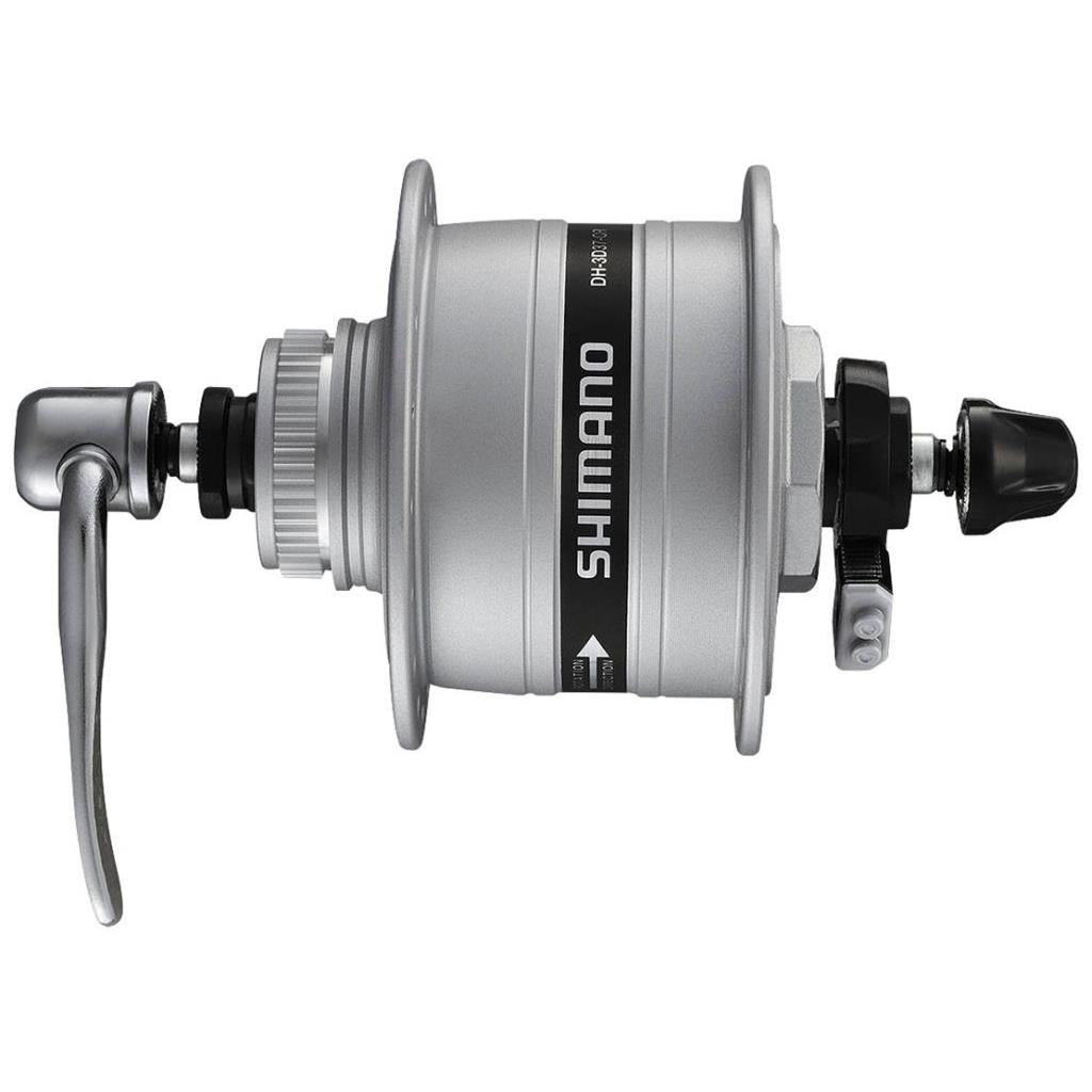 Naben vorne Shimano Nabendynamo 3D37 36L Cl Nt Sil