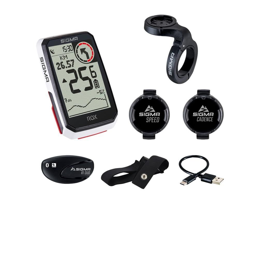 Kabellos Sigma Tacho ROX 40 weiß Sensor Set