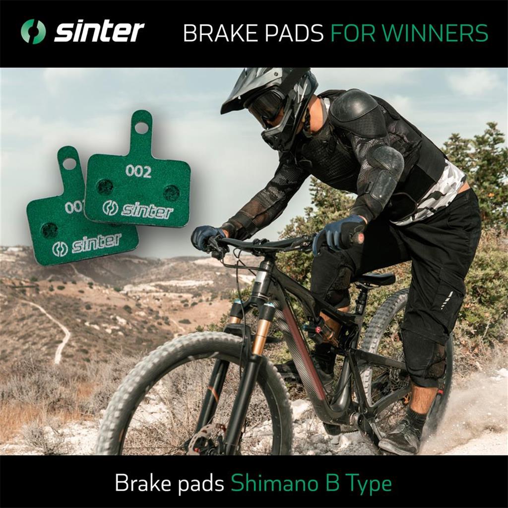 Disc Beläge Race handelsverpackt SINTER Bremsbelag grün Shimano Typ B (B01SB03S)