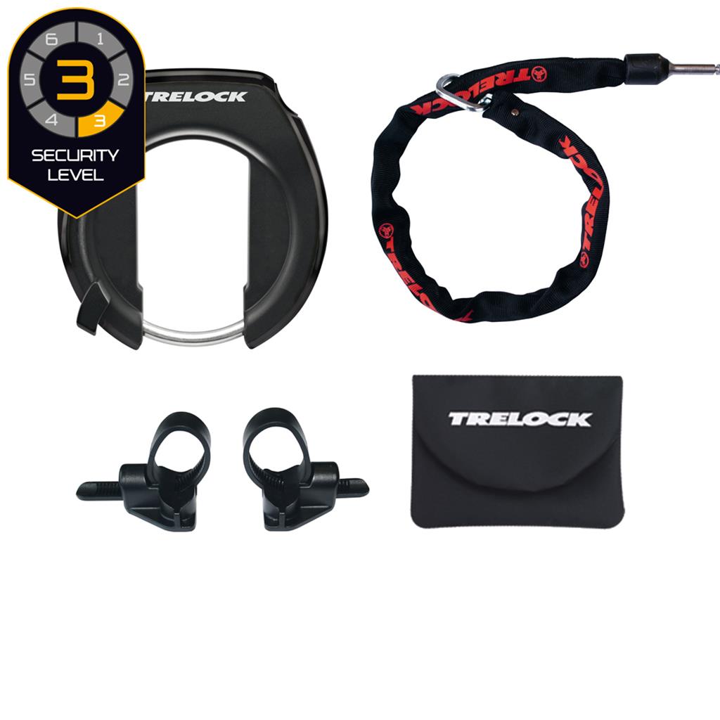 Rahmenschlöss Trelock Rahmenschloss RS 351 Standard - ZR 355 PROTECT-O-CONNECT Kombi
