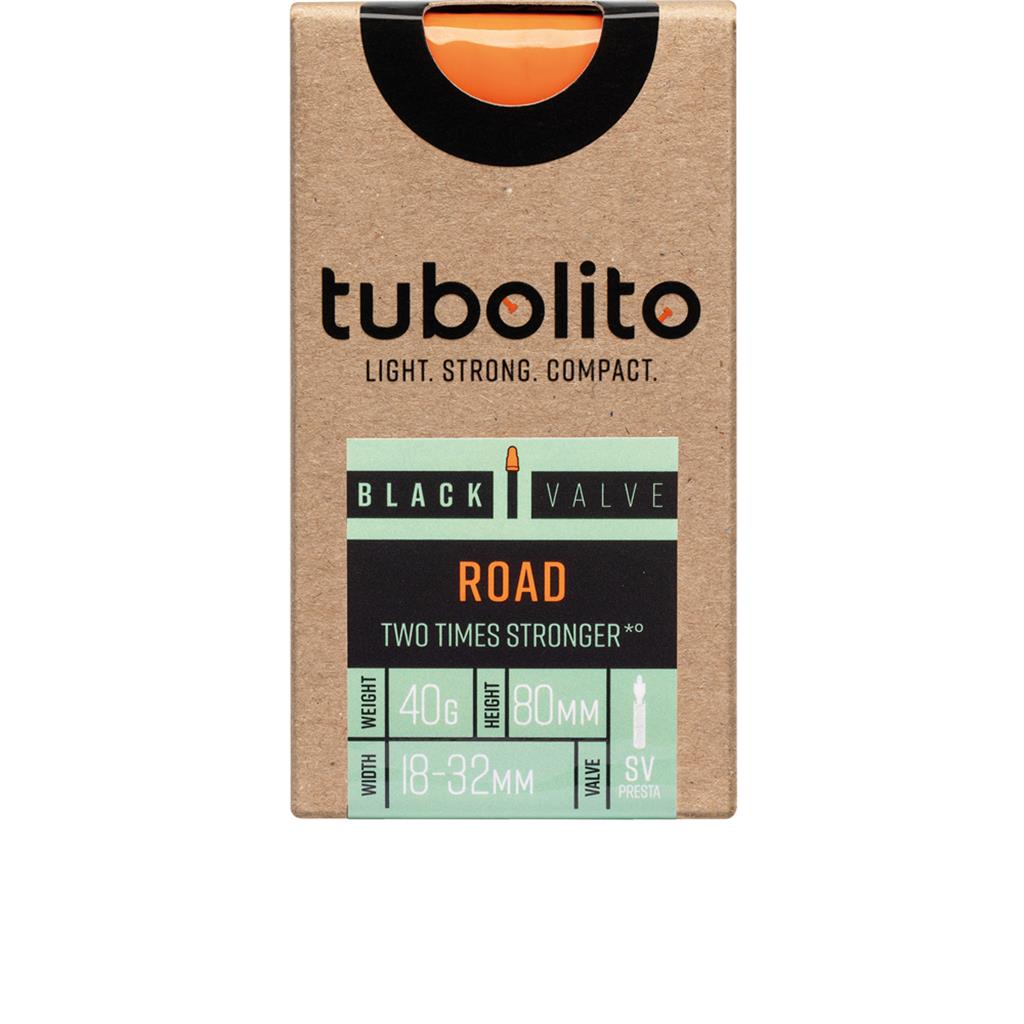 tubolito Tubo Road 700C 18-622 -> 32-622 SV Ventil 80 mm schwarz