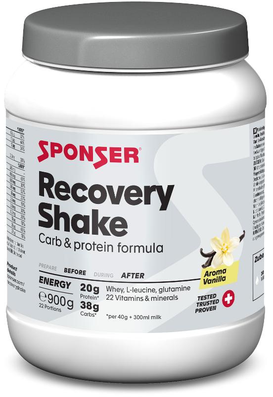 SPONSER Recovery Shake Instantpulver 900g Dose