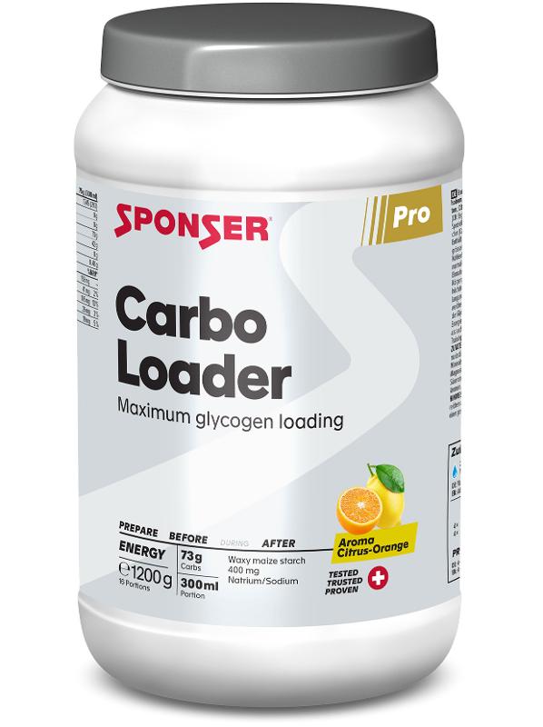 SPONSER Carbo Loader Citrus/Orange 1200g Dose