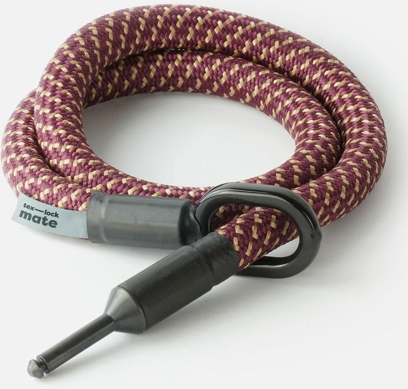 Texlock Einsteckseil für Rahmenschloss mate 120 chateau red
