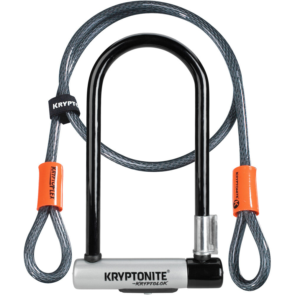 Kryptonite Bügelschloss Kryptolok Standard mit Kabel