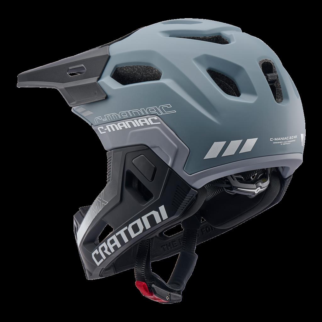 Cratoni grau matt, Gr. L/XL (58-61cm) Fahrradhelm Cratoni C-Maniac 2.0 MX