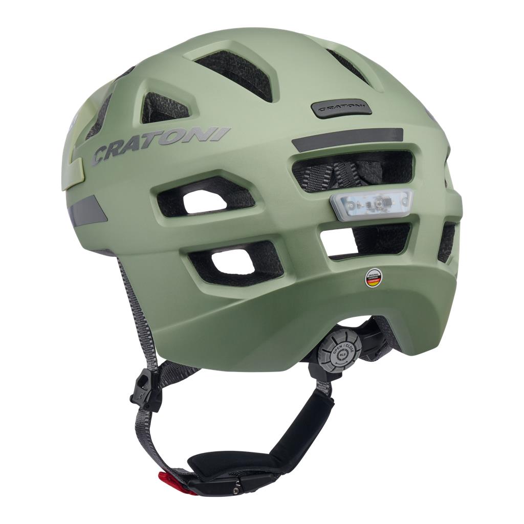 Cratoni metallic-salbei matt, Fahrradhelm Cratoni Maxster Pro
