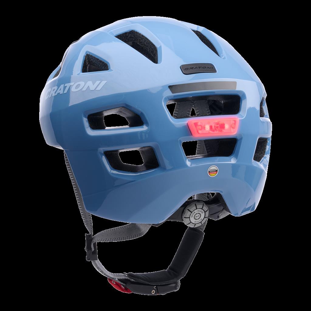 Cratoni blau glänzend, Gr. S (48-53cm) Fahrradhelm Cratoni Maxster