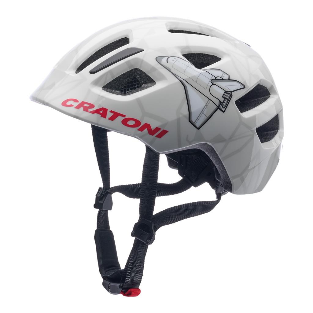 Cratoni Rakete, grau glänzend, Fahrradhelm Cratoni Maxster