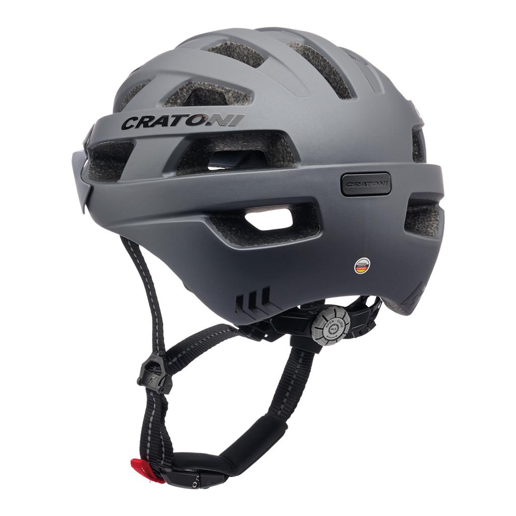 Cratoni grau matt, Fahrradhelm Cratoni Velo-X (City)