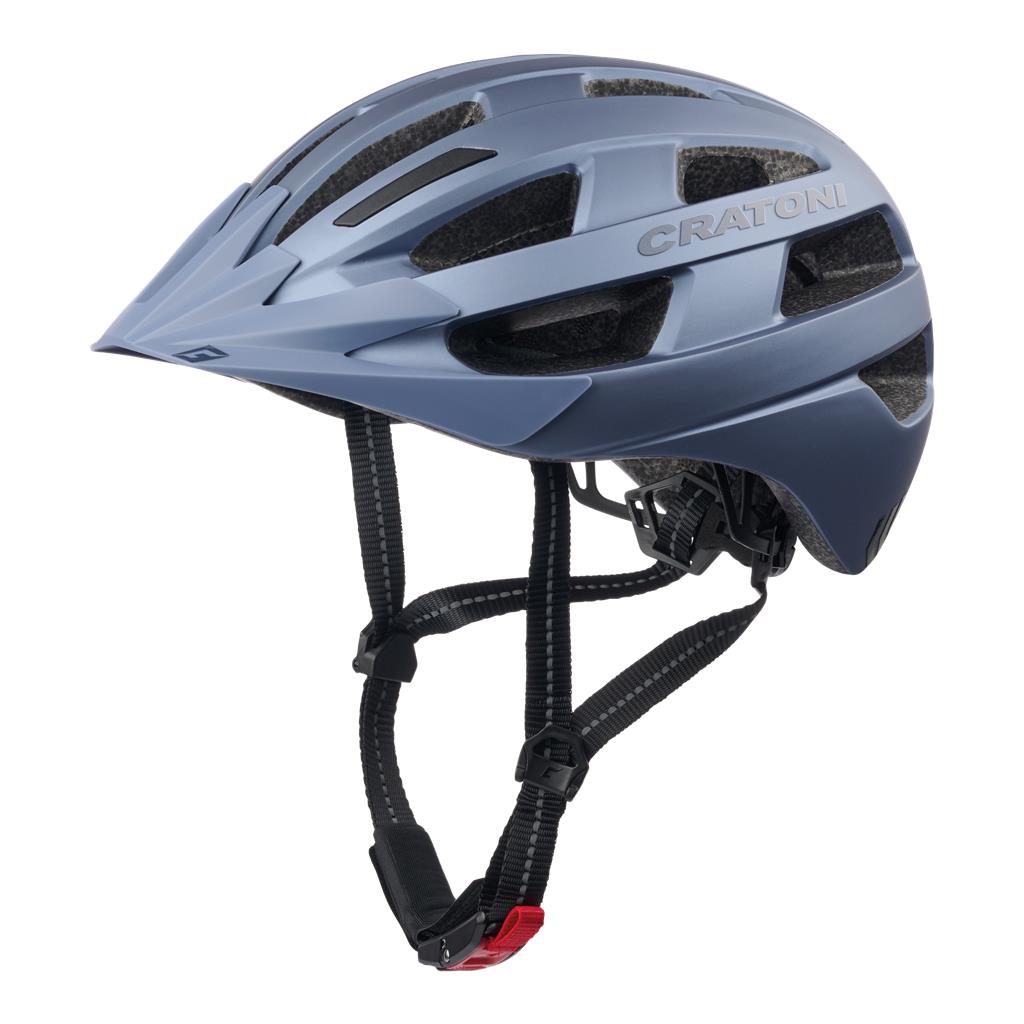 Cratoni blau metallic matt, Gr. M/L (56-60cm) Fahrradhelm Cratoni Velo-X (City)