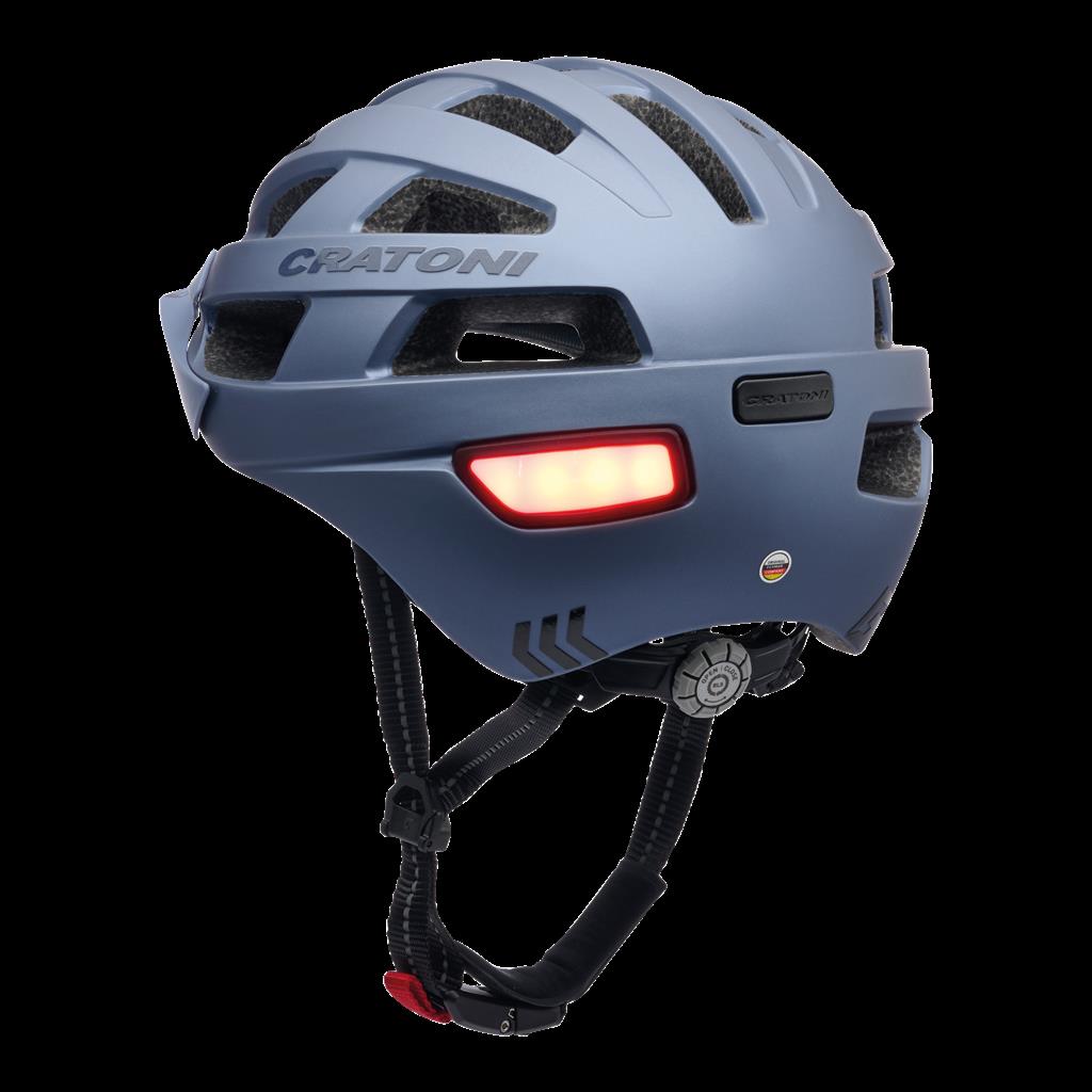 Cratoni blau metallic matt, Fahrradhelm Cratoni Velo-X (City)