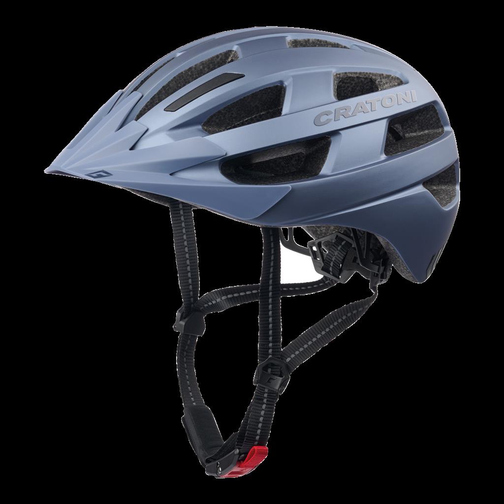 Cratoni blau metallic matt, Fahrradhelm Cratoni Velo-X (City)
