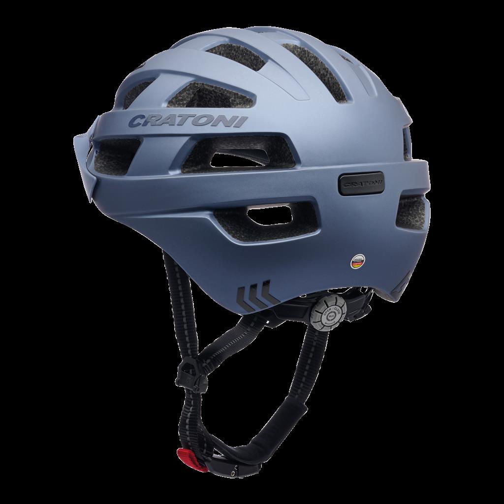 Cratoni blau metallic matt, Fahrradhelm Cratoni Velo-X (City)