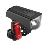 AXA Dwn 100 Front- und Dwn Rücklicht, USB LED-Akku-Beleuchtungsset AXA Dwn 100