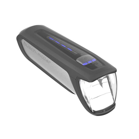 Busch & Müller 70 Lux, silber, mit Lenkerhalter LED-Akku-Scheinwerfer b&m Ixon Core 2