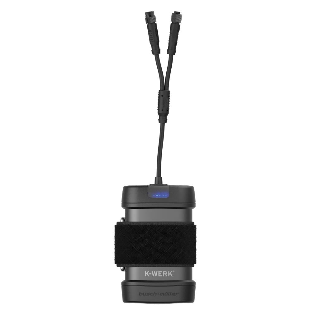 Busch & Müller 7,2 V, 5000 mAh, USB, Powerbank-Funktion Mobiles Ladegerät b&m K-Werk