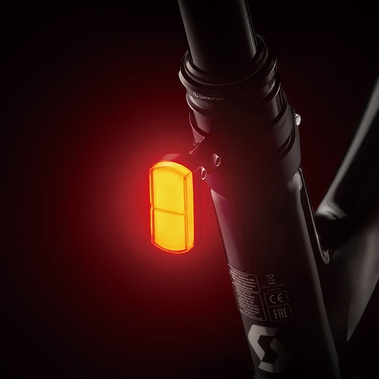 Litemove Sattelstützbefestigung Ø 30,9/31,6 mm LED-E-Bike-Rücklicht Litemove TSV-SP