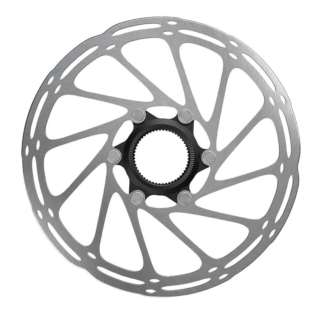 Sram Ø180mm, schwarz, abgerundet, CenterLock Bremsscheibe SRAM Centerline A2
