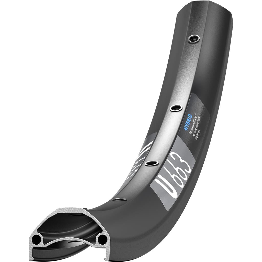 DT Swiss 20", sw, 32 Loch, 406-30, VL 8,5mm Felge DT Swiss U 663