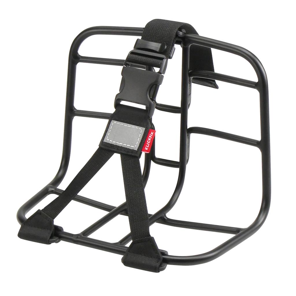 Klick-fix schwarz, Lenkermontage, inkl. Gurtband Gepäckträger KLICKfix Vario Rack Sport