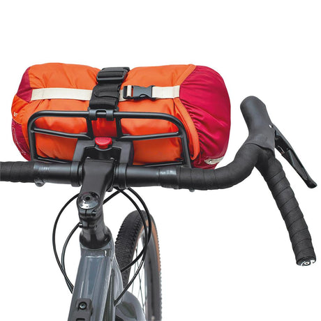 Klick-fix schwarz, Lenkermontage, inkl. Gurtband Gepäckträger KLICKfix Vario Rack Sport