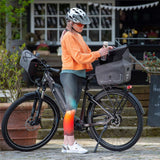Klick-fix schwarz, Lenkermontage, inkl. Gurtband Gepäckträger KLICKfix Vario Rack Sport