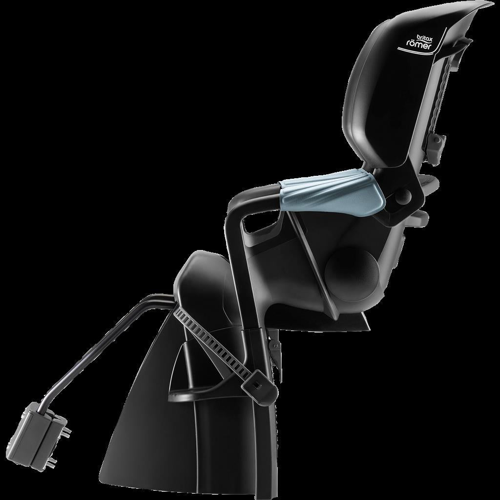 Roemer Sitz Carbon Black, Bezug Harbor Blue Kindersitz Britax Römer Jockey Pro