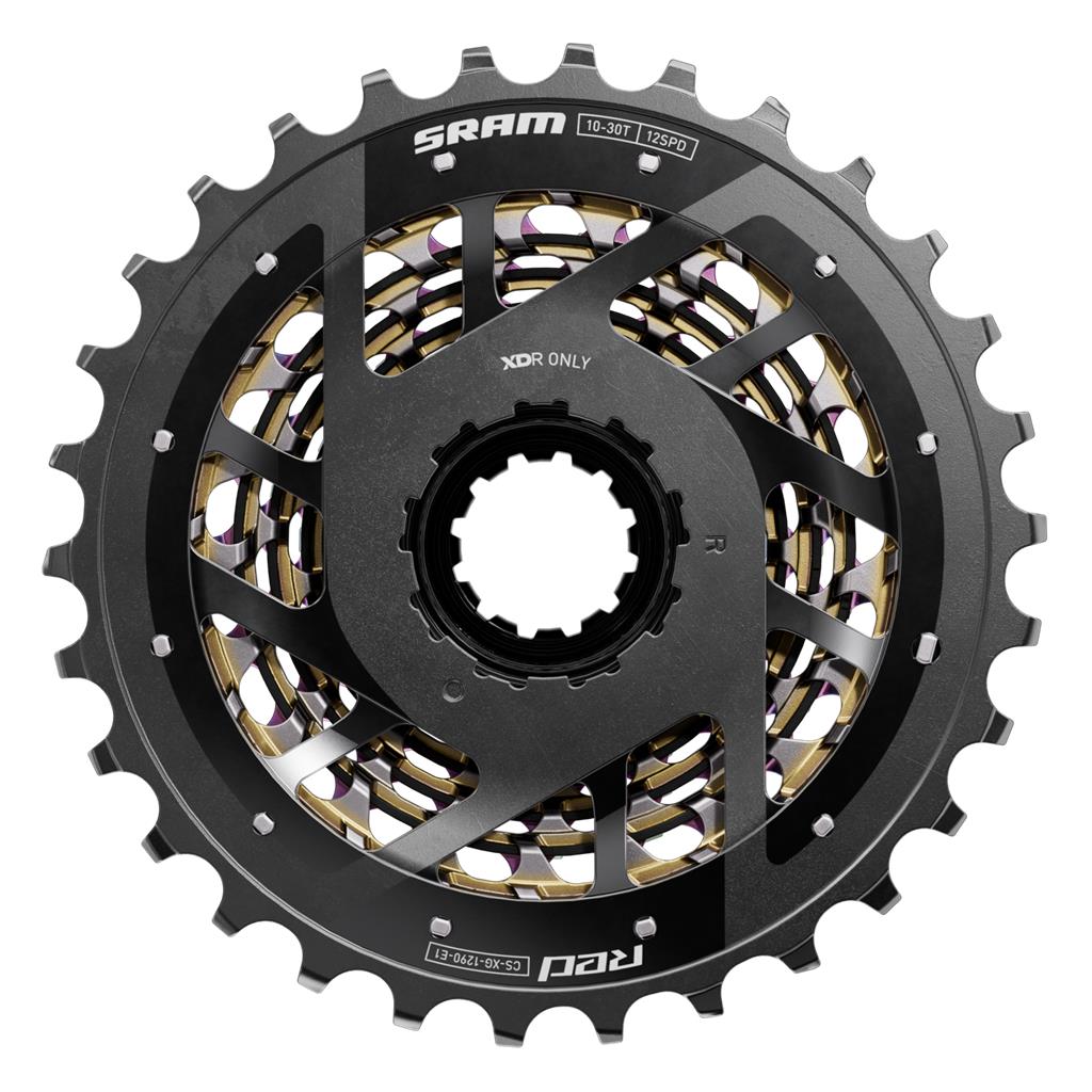 Sram 12-fach, 10-28 Zähne, XDR-Body, rainbow Zahnkranz-Kassette SRAM XG-1290 E1