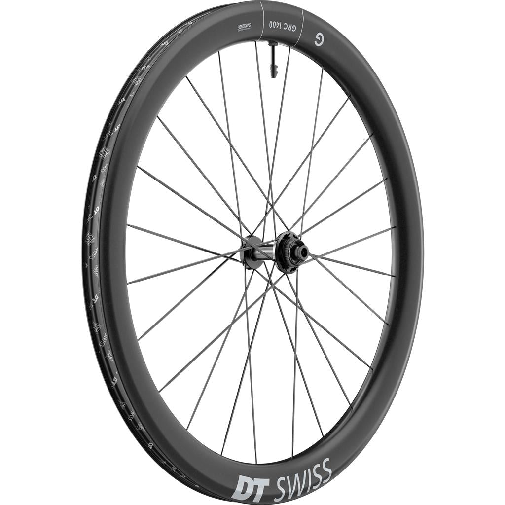 DT Swiss 28", 700C, Carbon, CL,100/12mm TA VR DT Swiss GRC1400 Dicut 50 DB 28"
