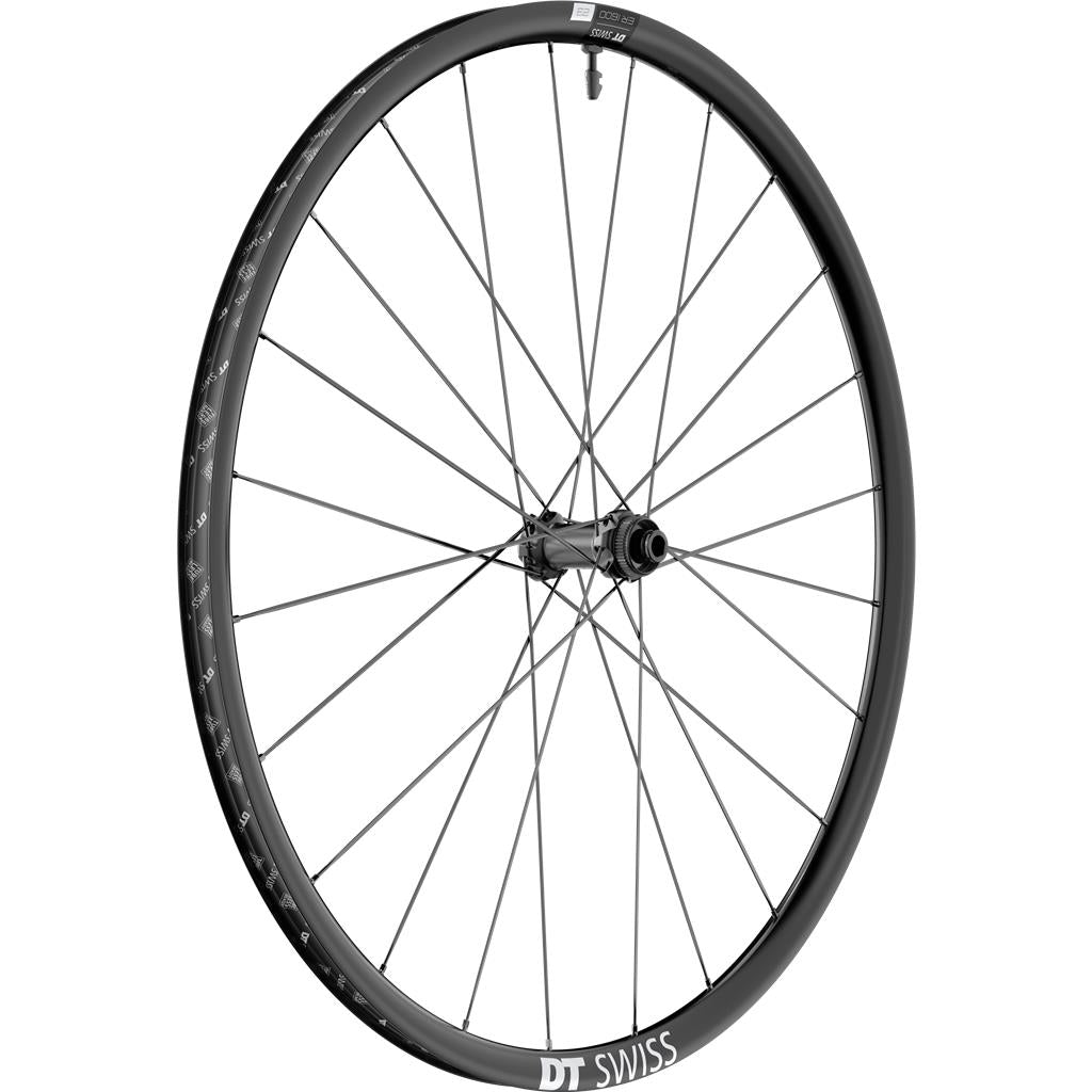 DT Swiss 28", Alu, sw, Center Lock,100/12mm TA VR DT Swiss ER1600 Spline 23 DB 28"/22mm