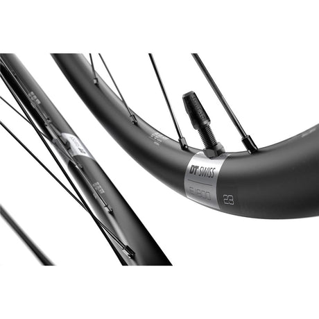 DT Swiss 28", Alu, schwarz, CL,100/12mm TA VR DT Swiss E 1800 Spline 23 DB 28"/22mm