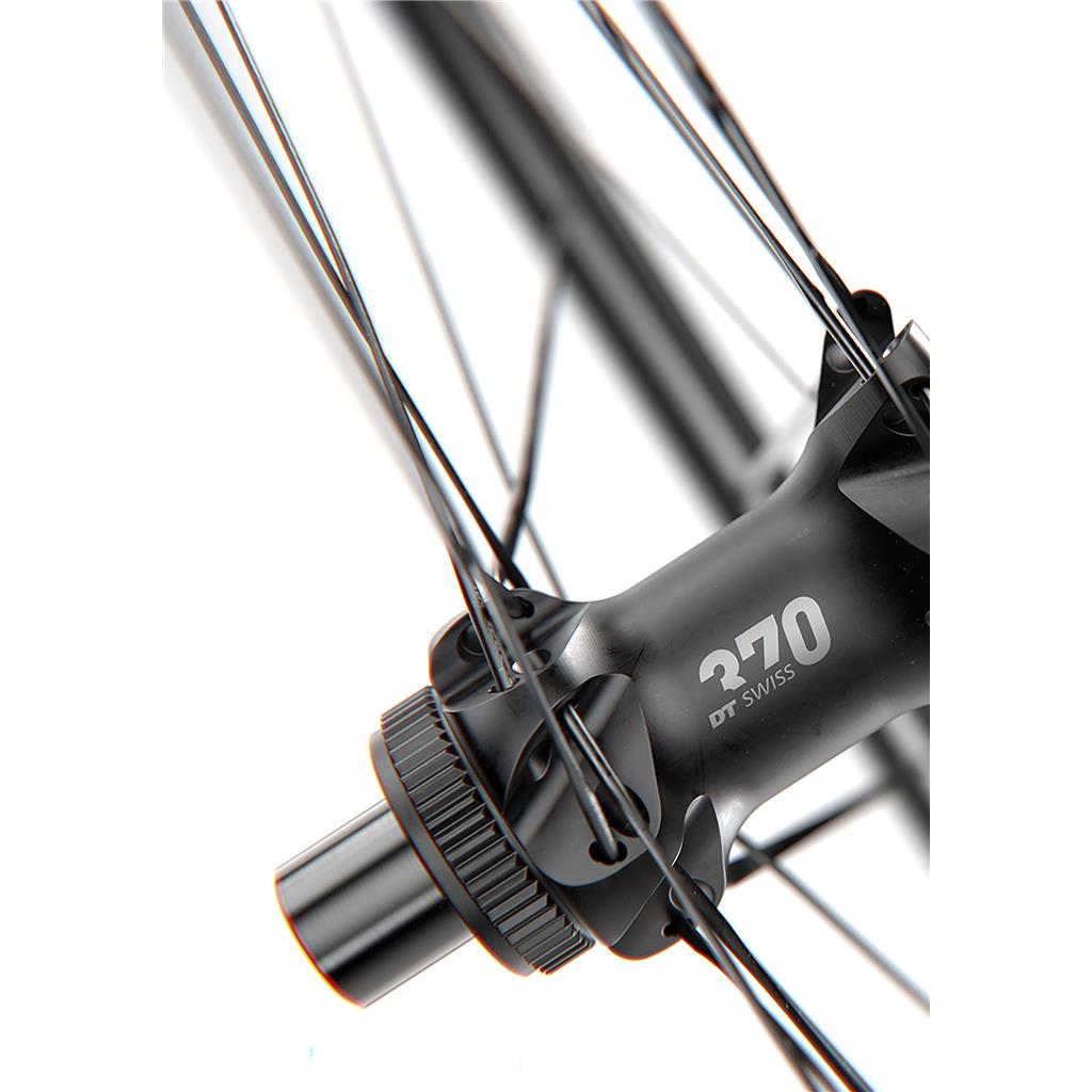 DT Swiss 28", Alu, schwarz, CL,100/12mm TA VR DT Swiss E 1800 Spline 23 DB 28"/22mm