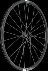 DT Swiss 28", Alu, sz, Center Lock,100/12mm TA VR DT Swiss ER1400 Dicut 25 DB 28"/22mm