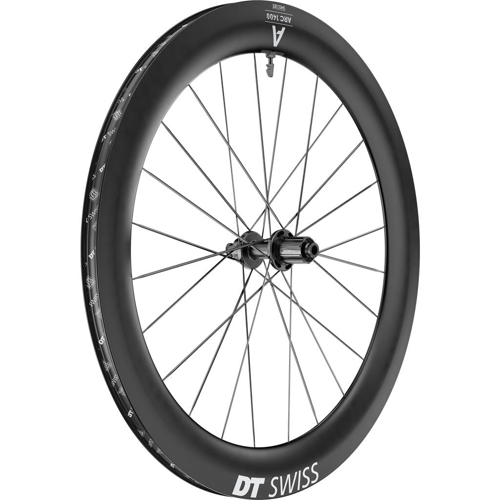 DT Swiss 28", Carbon, sw, Center Lock, 142/12 TA HR DT Swiss ARC 1400 Dicut 65 DB