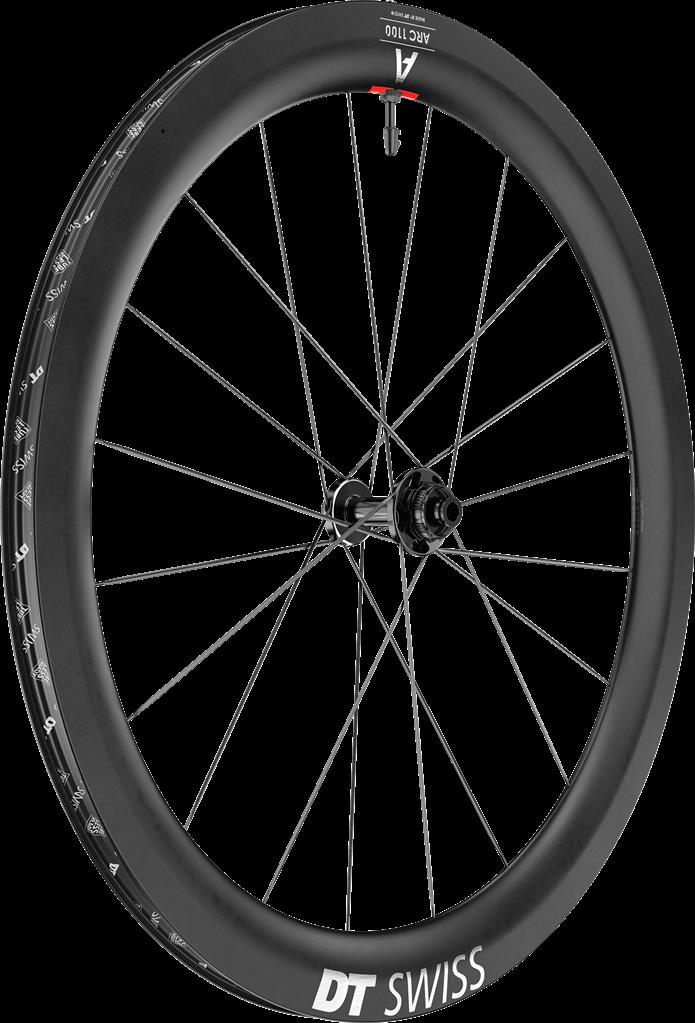 DT Swiss 28", Carbon, sw, Center Lock, 100/12 TA VR DT Swiss ARC 1100 Dicut 55 DB 28"/22