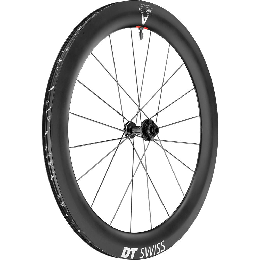 DT Swiss 28", Carbon, sw, Center Lock, 100/12 TA VR DT Swiss ARC 1100 Dicut 65 DB 28"/22
