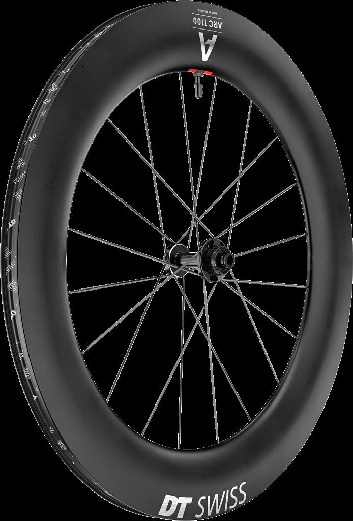 DT Swiss 28", Carbon, sw, Center Lock, 100/12 TA VR DT Swiss ARC 1100 Dicut 85 DB 28"/22