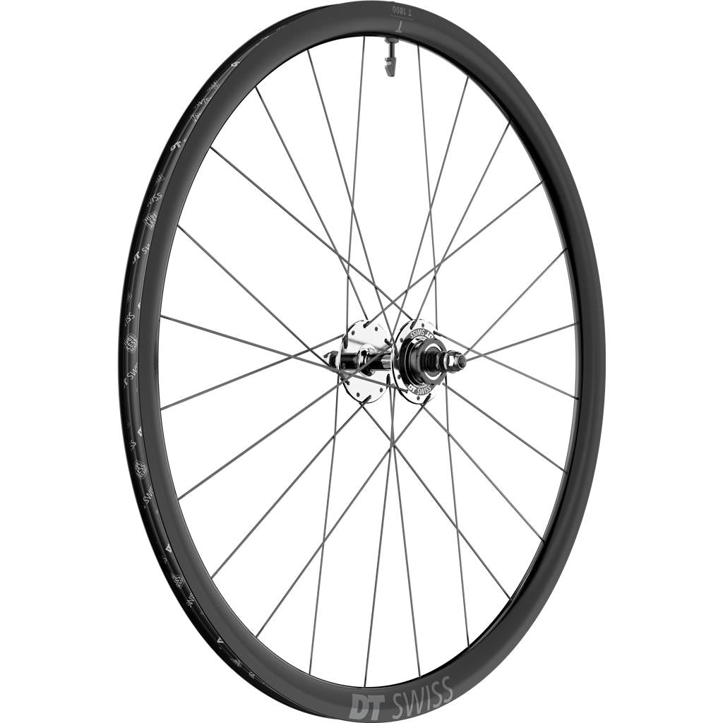 DT Swiss 28", Alu, schwarz, 10/120 mm TB bolt on HR DT Swiss T 1800 Classic 30