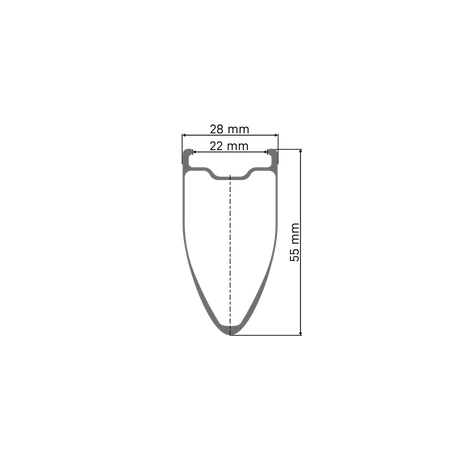 DT Swiss 28", Carbon, sw, Center Lock,142/12mm TA HR DT Swiss ARC1100 Dic.WTS CS DB 55 BLK