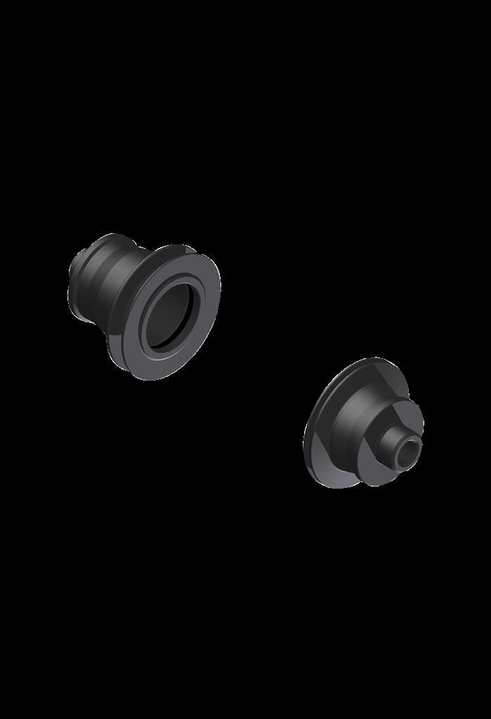 DT Swiss 100/5mm QR, Road, CL, schwarz matt Adapter Kit DT Swiss VR-Nabe