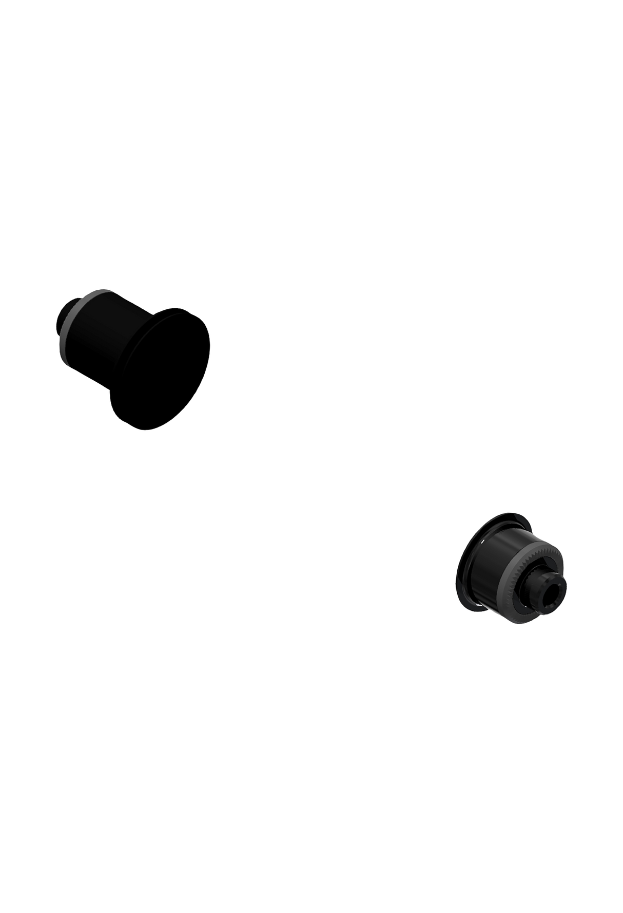 DT Swiss 135.0/5 QR, SRAM XDR, mit Rändelscheiben Adapter Kit DT Swiss HR-Nabe