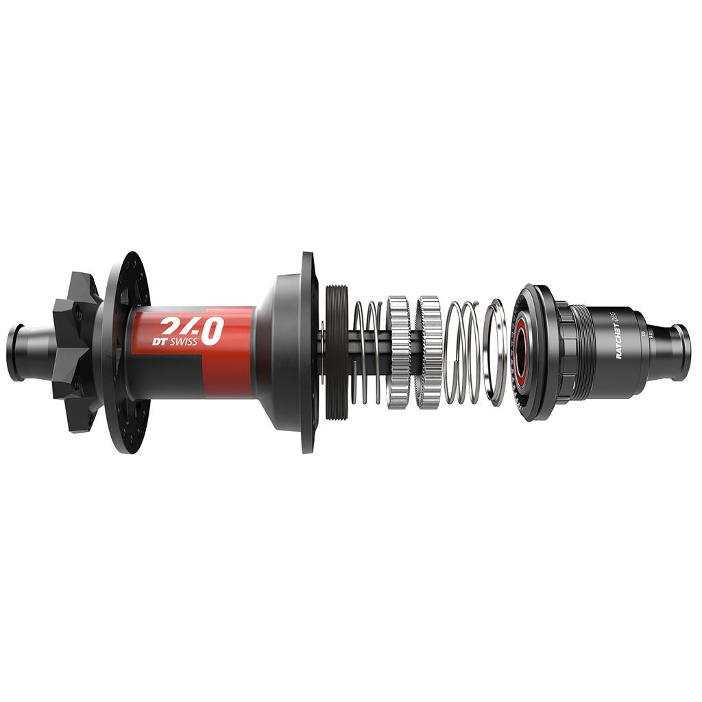 DT Swiss 157/12mm TA B+, 28L, IS 6-b, SRAM XD MTB HR-Nabe DT Swiss 240 MTB DB DEG 90