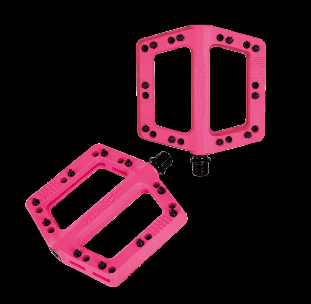 Xpedo pink, 109x109x16mm, Plattform Pedal Xpedo FELIX