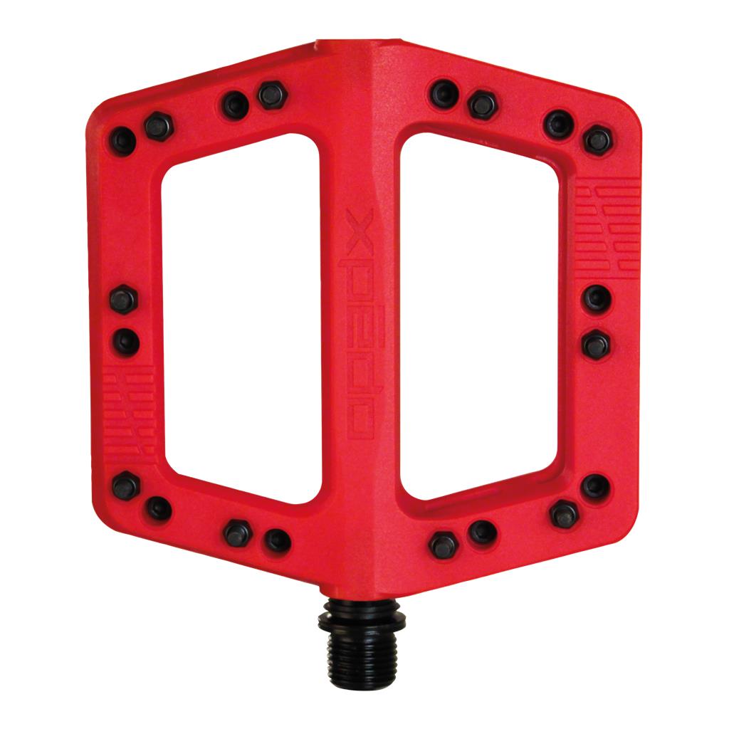 Xpedo rot, 109x109x16mm, Plattform Pedal Xpedo FELIX