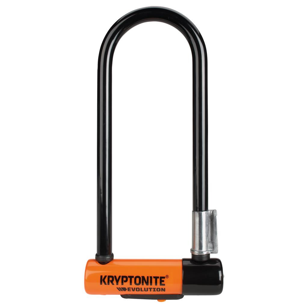 Kryptonite 8,3x24,1cm, sw/orange,3 Schlüssel Bügelschloss Kryptonite Evolution Mini-9