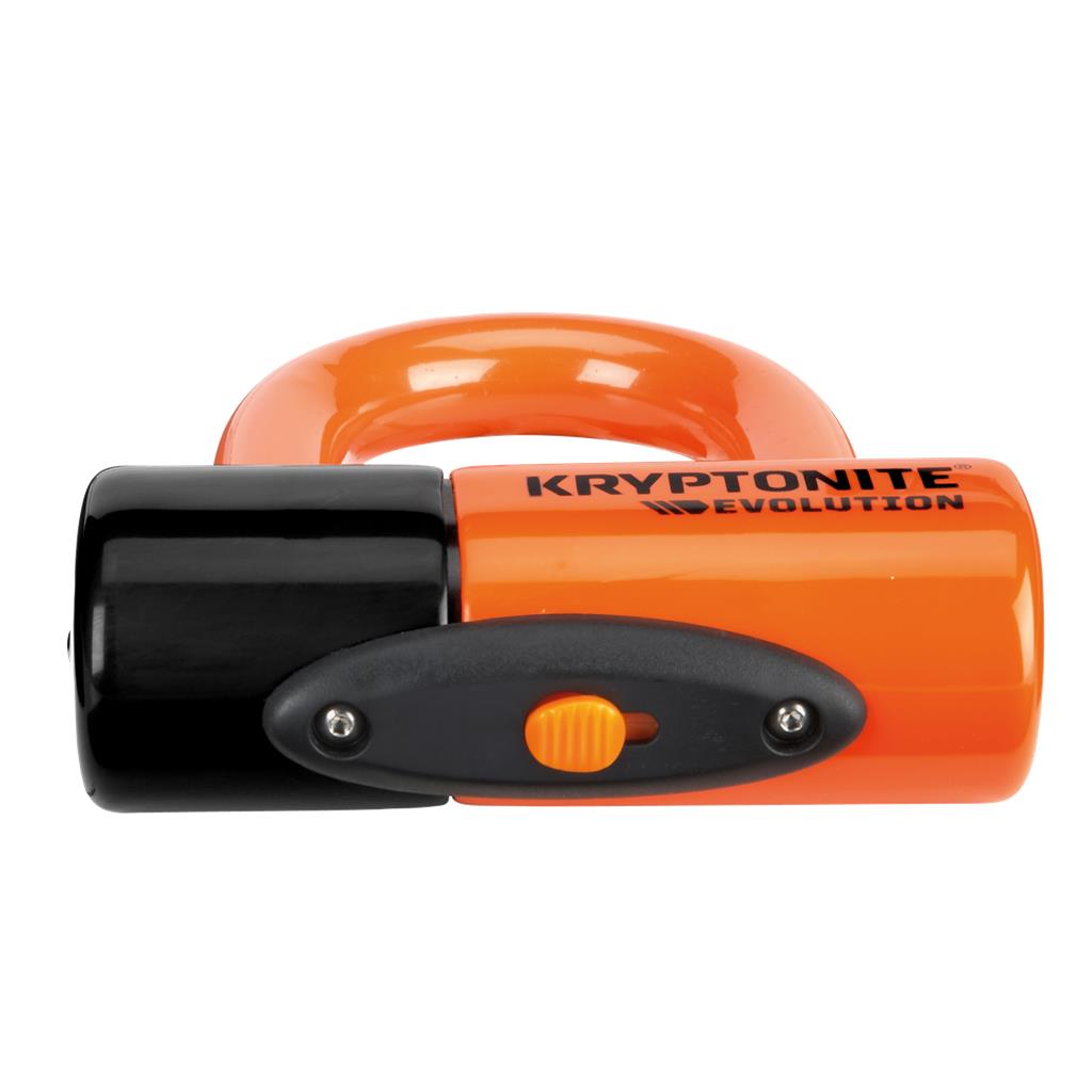 Kryptonite 4,8 x 5,4cm, Ø14mm, orange, 3 Schlüssel Disc Lock Kryptonite Evolution Premiump.